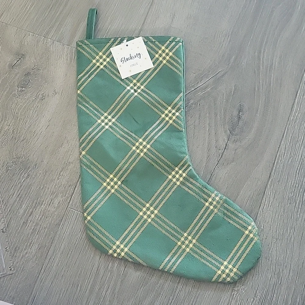 Green & Gold stocking NWT